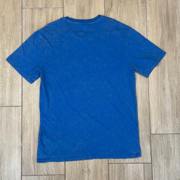 DSG Men’s Medium Blue Organic Cotton Tee Soft Mid-Weight Crewneck Short Sleeve - Picture 2 of 6